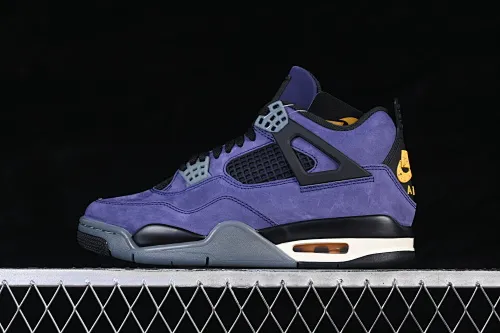 All categories Air Jordan Jordan series basketball shoes Air Jordan 4 OG version Air Jordan 4 Retro "Lakers" AJ4 Joe 4 Lakers Purple Gold FV5029-500